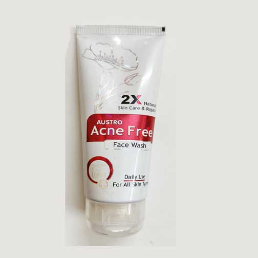 2X - ACNE FREE FACE WASH - 60gm